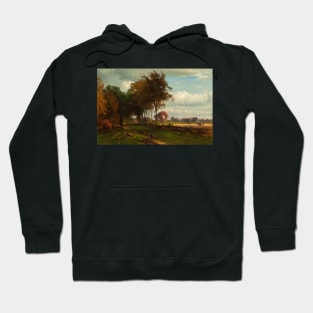 Landscape with Cattle by George Inness Hoodie